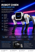KeyTech RoboDog AI™ – Robot Chien Intelligent RC avec Commande Vocale & Télécommande